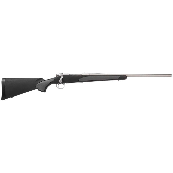 Remington Firearms (New) R27265 700 SPS Full Size 7mm-08 Rem 4+1 24" Matte Stainless Steel Barrel & Receiver, Matte Black w/Gray Panels Fixed Synthetic Stock, Right Hand