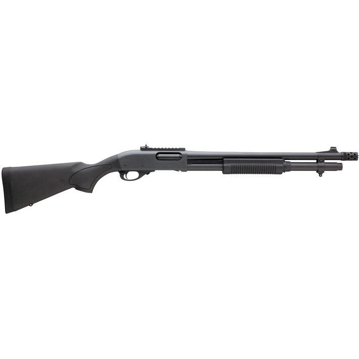 REM Arms Firearms R81198 870 Express Tactical 12 Gauge 3" 18.50" 6+1 Matte Blued Rec/Barrel Matte Black Stock Right Hand Includes Rem Choke, 2-Shot Extension & Ghost Ring Sights
