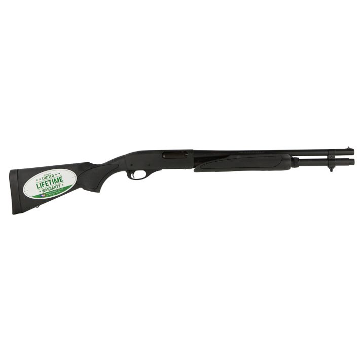 REM Arms Firearms R81100 870 Express Tactical 20 Gauge 18.50" 6+1 3" Matte Blued Rec/Barrel Matte Black Synthetic Stock Right Hand (Full Size) Includes Fixed Cylinder Choke & Bead Sight