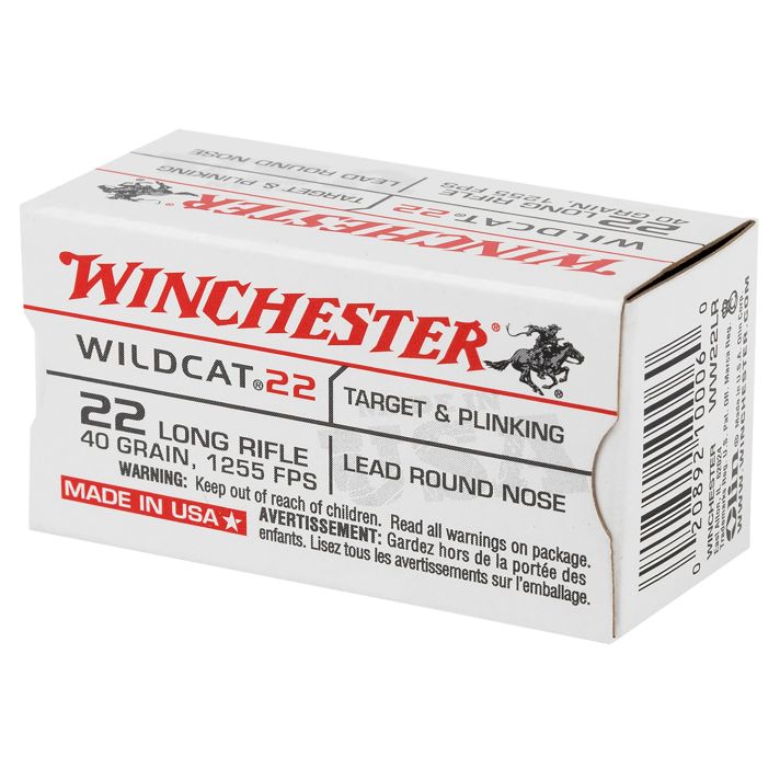 Winchester Ammo USA22LR USA Wildcat 22LR 40gr Lead Round Nose 5000rds *Sold by the case