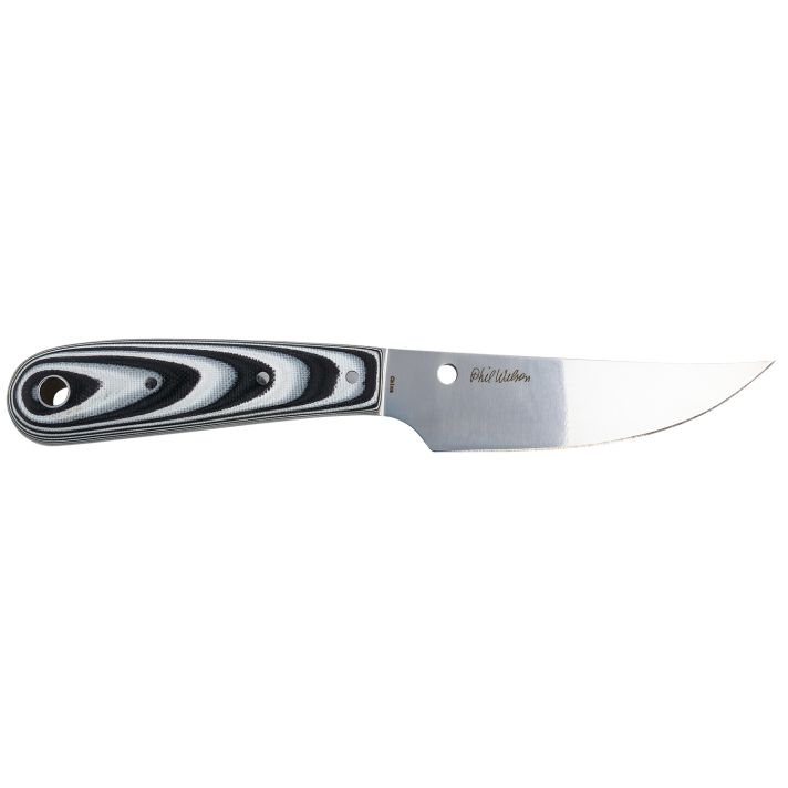 Spyderco FB46GP Bow River4.36" Fixed Drop Point Plain 8Cr13MoV SS Blade Layered Black & Gray G10 Handle Includes Sheath