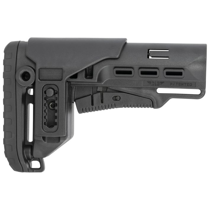 NcStar VG087042 Tactical PCP42 Mil-Spec Stock Black Synthetic Collapsiblew/Adj Cheekpiece
