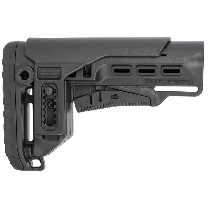 NcStar VG087052 Tactical PCP52 Mil-Spec Stock Black Synthetic Collapsible with Adjustable Cheekpiece