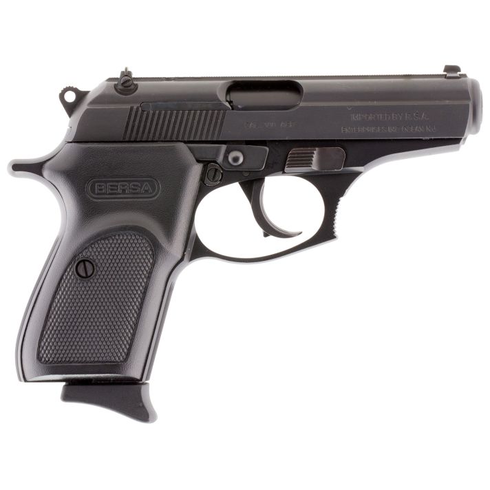 Bersa T380M8 ThunderMicro-Compact Frame 380 ACP 8+1, 3.50" Black Steel Barrel, Matte Black Serrated Steel Slide & Aluminum Frame