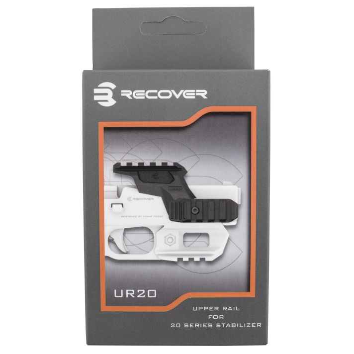 Recover Tactical UR2001 Brace Upper RailBlack 20/20 Series Stabilizer