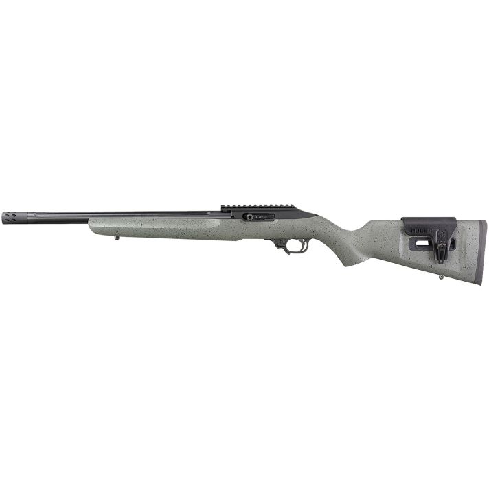 Ruger 31110 10/22 Competition22 LR 10+1 16.12" Black Anodized Barrel, Black Hard Coat Anodized Aluminum Receiver, Black/Gray Speckled Laminate Stock, Left Hand, Optics Ready