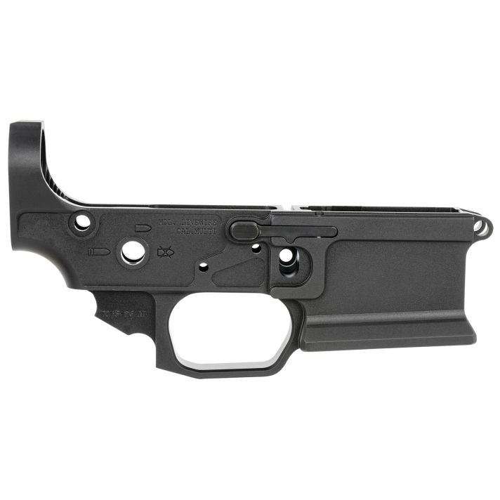 Sharps Bros SBLR08F Livewire Stripped Lower Multi-Caliber 7075-T6 Aluminum w/Black Anodized Finish Compatible w/Mil-Spec Internal Parts