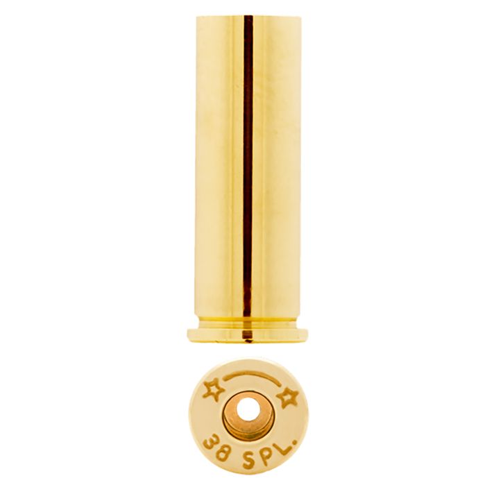 HSM 38EUP100 Unprimed Cases38 Special Handgun Brass 100 Per Bag