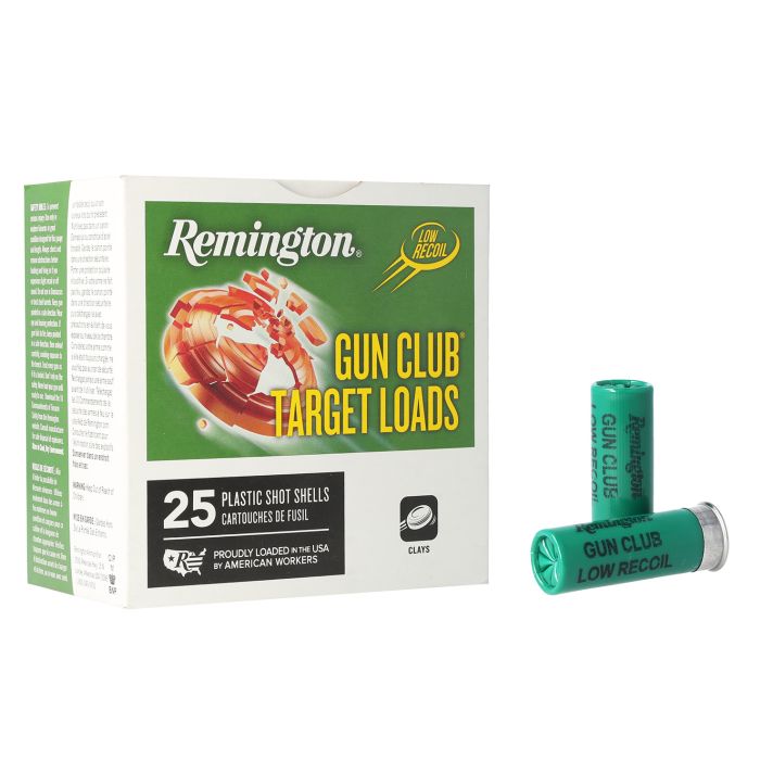 Remington Ammunition 20241 Gun Club12Gauge 2.75" 1oz 8Shot 25 Per Box/10 Case