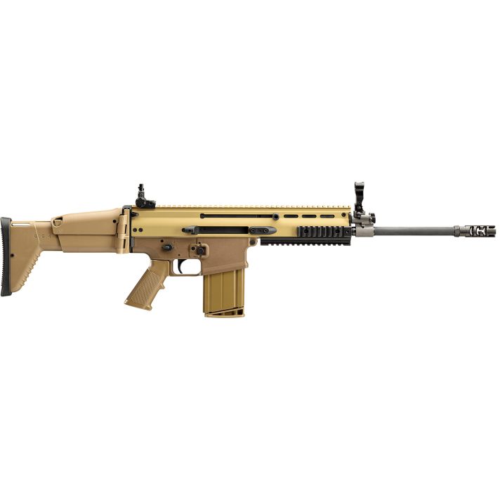 FN 985412 SCAR 17s NRCH 7.62x51mm NATO 16.25" Black Barrel 20+1, Flat Dark Earth Anodized Receiver, Flat Dark Earth Telescoping Side-Folding Stock With Adjustable Cheekpiece, Optics Ready
