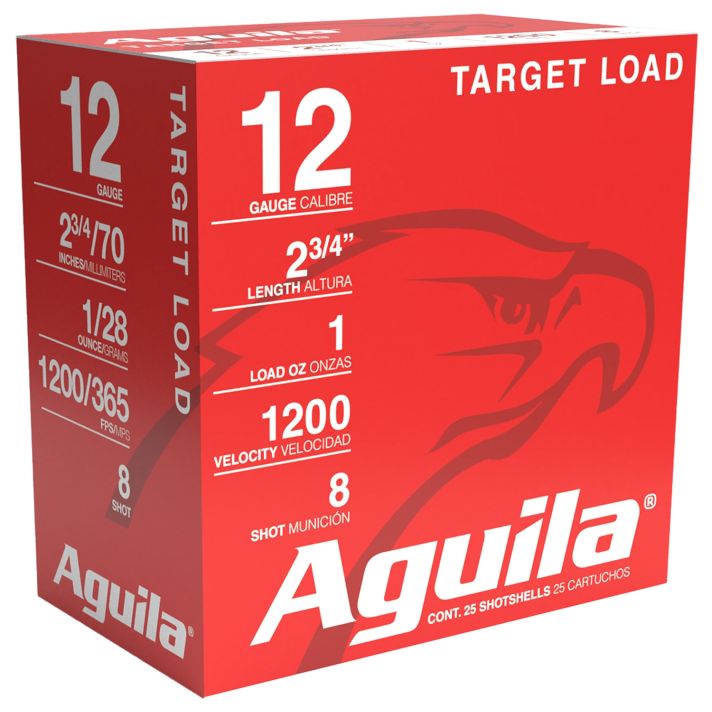 Aguila 1CHB1305 Target Load Competition 12Gauge 2.75" 1oz 8Shot 25 Per Box/10 Case