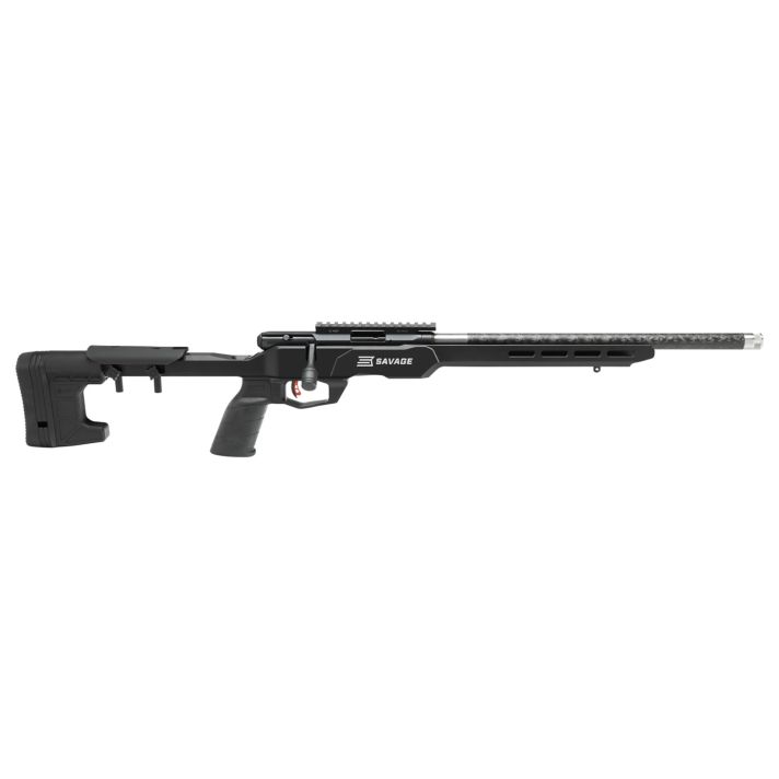 Savage Arms 70856 B17 Precision Lite Bolt 17 HMR 18" Carbon Fiber Wrapped Barrel 10+1 Black Rec Black Adjustable MDT Aluminum Chassis Stock Black Polymer Grip Right Hand