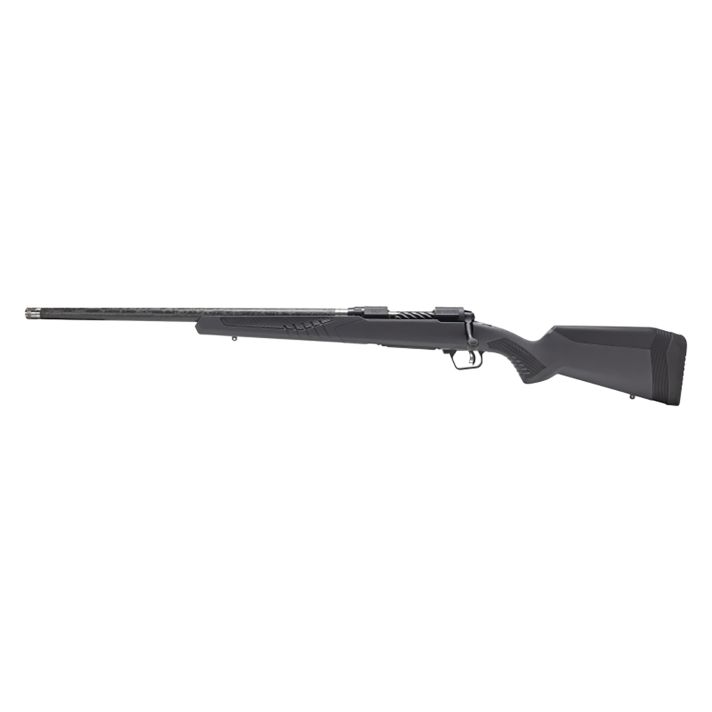 Savage Arms 57716 110 UltraLite Full Size 270 Win 4+1 22" Carbon Fiber Threaded Barrel, Black Melonite Drilled & Tapped Stainless Steel Receiver, Adj AccuStock Matte Gray Synthetic Stock, Left Hand