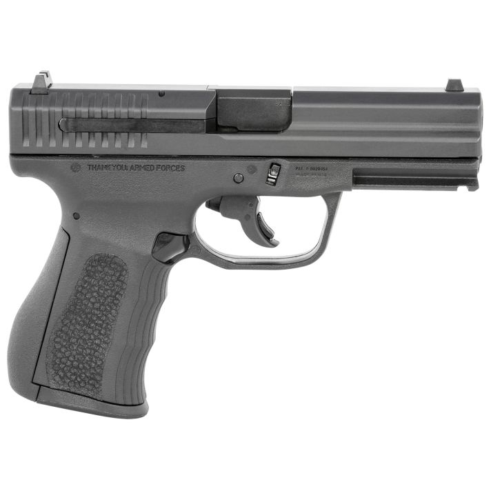 FMK G9C1G2BSSCM 9C1 G2 *CA/MA Compliant 9mm Luger 10+1 4" Black Stainless Steel Barrel, Black Serrated Carbon Steel Slide, Black Polymer Frame w/Picatinny Rail, Black Backstrap Grip