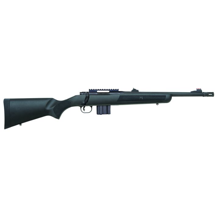 Mossberg 27707 MVP Patrol Full Size 300 Blackout 10+1 16.25" Matte Blued Threaded Bull Barrel, Matte Blued Stainless Steel Receiver w/Picatinny Rail, Black Fixed Synthetic Stock, Right Hand