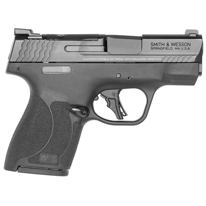 Smith & Wesson 13559 M&P Shield Plus Micro-Compact Frame 9mm Luger 10+1, 3.10" Black Armornite Stainless Steel Barrel & Optic Cut/Serrated Slide, Matte Black Polymer Frame, Tritium Night Sights