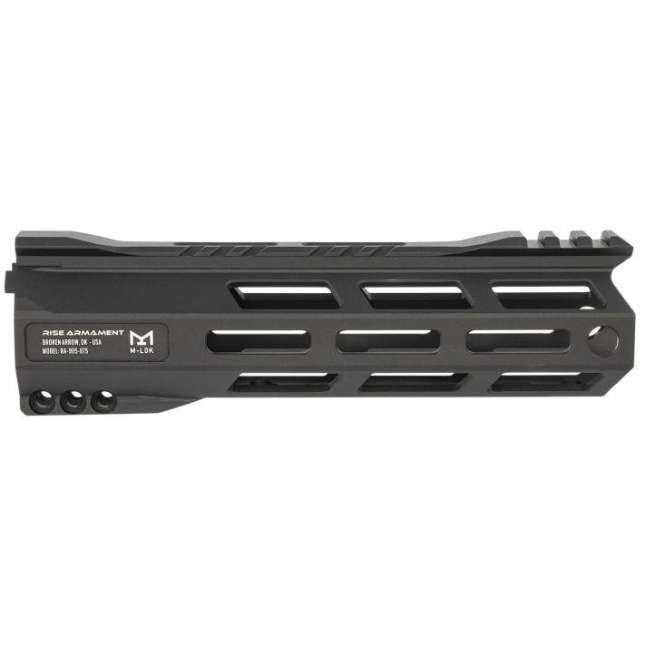 Rise Armament RA905075BLK RA-905 Handguard made of 6061-T6 Aluminum with Black Anodized Finish M-LOK Design Picatinny Rail & 7.50" OAL for AR-15