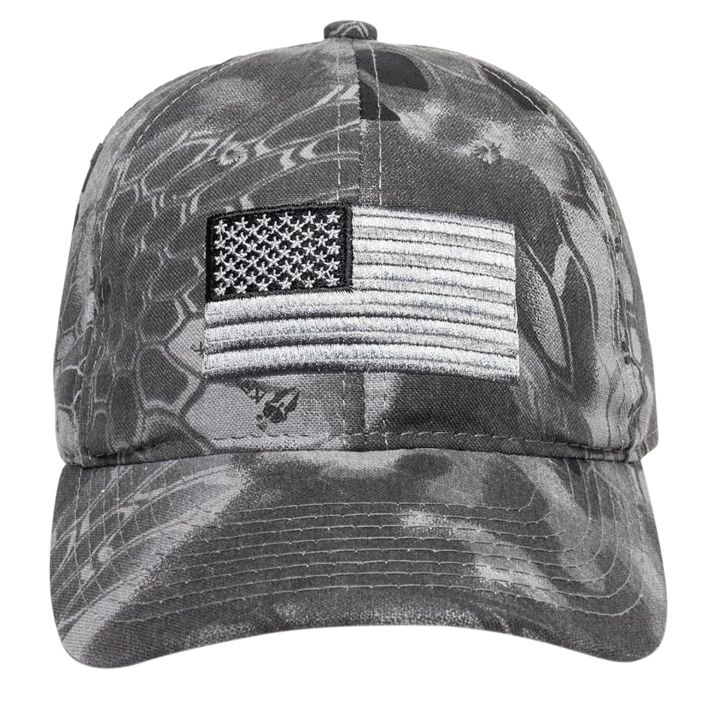 Outdoor Cap 120159-3-3 USA FlagKryptek Raid Hook & Loop OSFA Unstructured