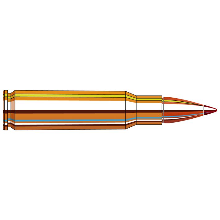 Hornady 834814 Custom6.8mmRem SPC 100gr CX 20 Per Box/10 Case