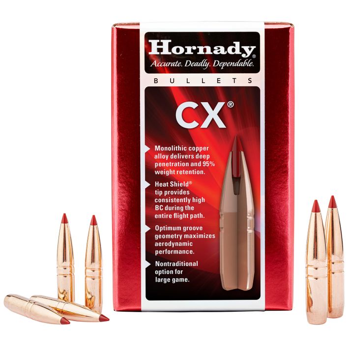 Hornady 243704 CX6mm 80 gr Copper Solid/ 50 Per Box