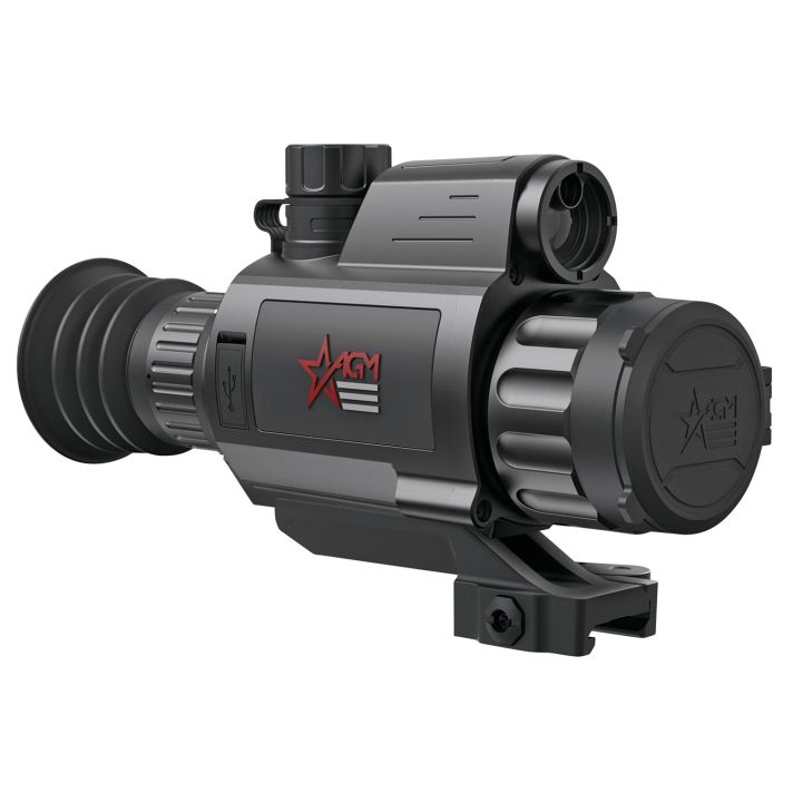AGM Global Vision 3142455306RA51 Varmint LRF TS50-384 Thermal Hand Held/Mountable Scope Black 4-32x 50mm Multi Reticle 384x288, 50Hz Resolution Zoom Digital 1x/2x/4x/8x/PIP Features Laser Rangefinder
