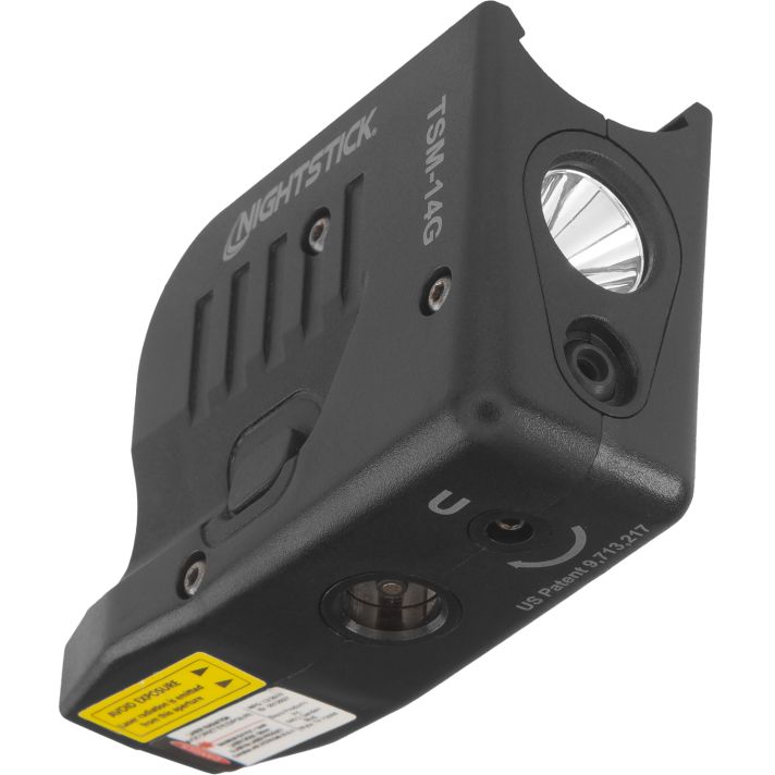 Nightstick TSM14G Light with Green laser for Glock 43X MOS/48 MOSBlack 150 Lumens White LED