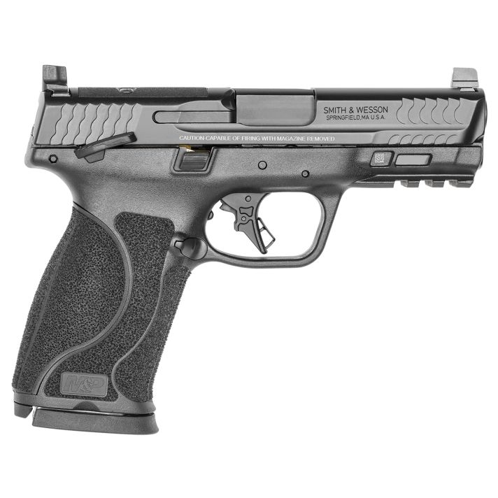 Smith & Wesson 13390 M&P M2.0Full Size 10mm Auto 15+1, 4" Black Armornite Stainless Steel Barrel & Optic Cut/Serrated Slide, Matte Black Polymer Frame w/Picatinny Rail