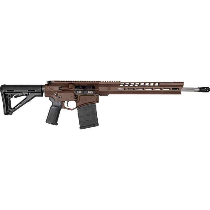 Diamondback DB1032C071 DB10308 Win 18" 20+1 Midnight Bronze Adjustable Magpul CTR Stock Black Magpul MOE K2 Grip with Black Gold Lower 15" M-Lok