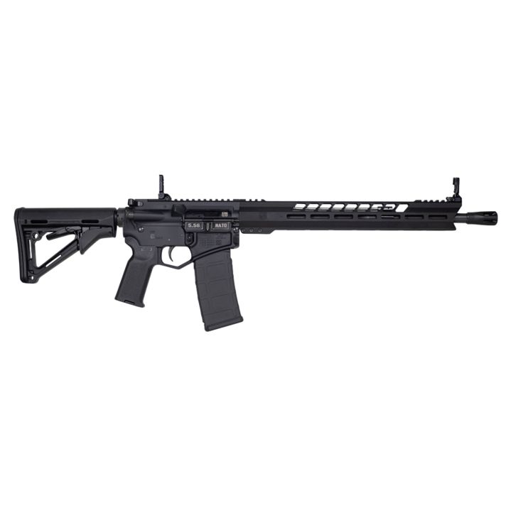 Diamondback DB1836K001 DB155.56x45mm NATO 16" 30+1 Black Adjustable Magpul CTR Stock Black Magpul MOE K2 Grip with Black Gold Lower