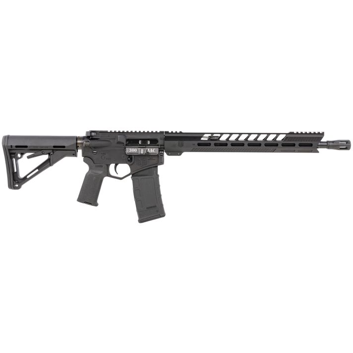 Diamondback DB1731B001 DB15300 Blackout 30+1 16" Nitride Treated Heavy Barrel w/DBSB-IV Flash Hider, A3 Flattop Upper/Diamondback Black Gold Lower, 15" M-LOK Handguard, Magpul CTR Stock & K2 Grip