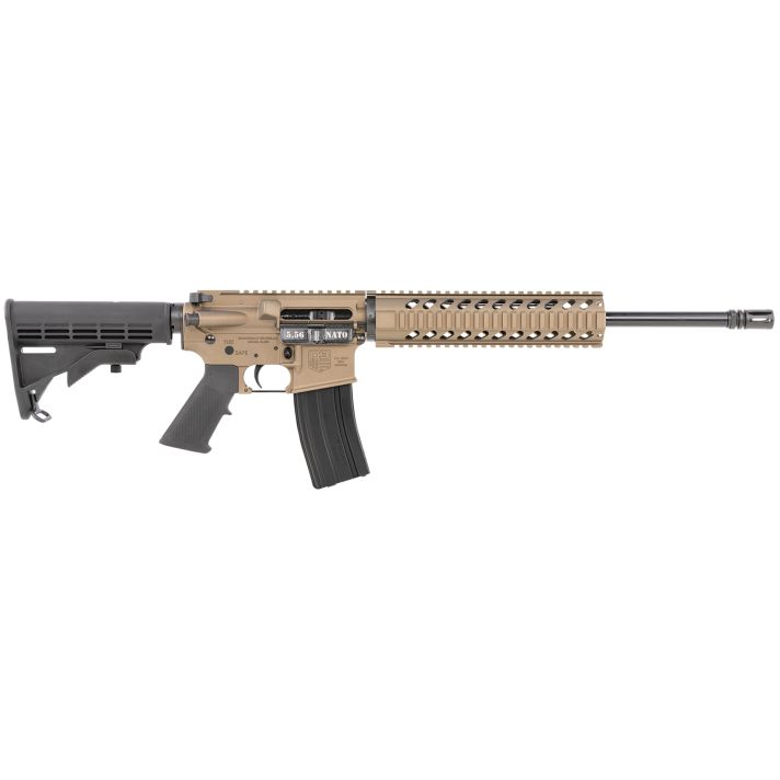 Diamondback DB1717K042 DB15 Version 2 5.56x45mm NATO 16" 30+1 Burnt Bronze Cerakote Black 6 Position Stock Black Polymer Grip Right Hand