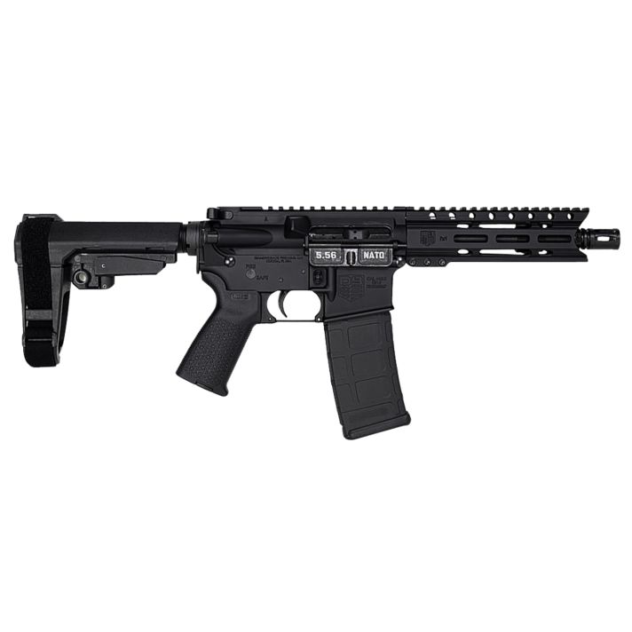 Diamondback DB1913K001 DB15 AR Pistol Carbine Length 5.56x45mm NATO 7" 30+1 Black SBA3 Pistol Brace Stock
