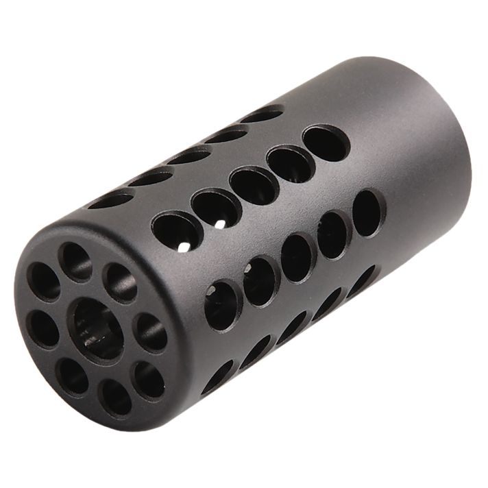 Tactical Solutions PLCMPMB Pac-Lite Compensator Black Matte Aluminum with 1/2"-28 tpi Threads for 22 LR Ruger Mark I, III, IV, II