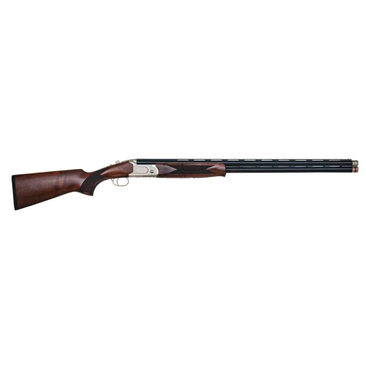 Mossberg 75472 Gold Reserve12 Gauge with 30" Polished Blued Barrel, 3" Chamber, 2rd Capacity, Polished Silver Engraved Metal Finish & Satin Black Walnut Stock Right Hand (Full Size)
