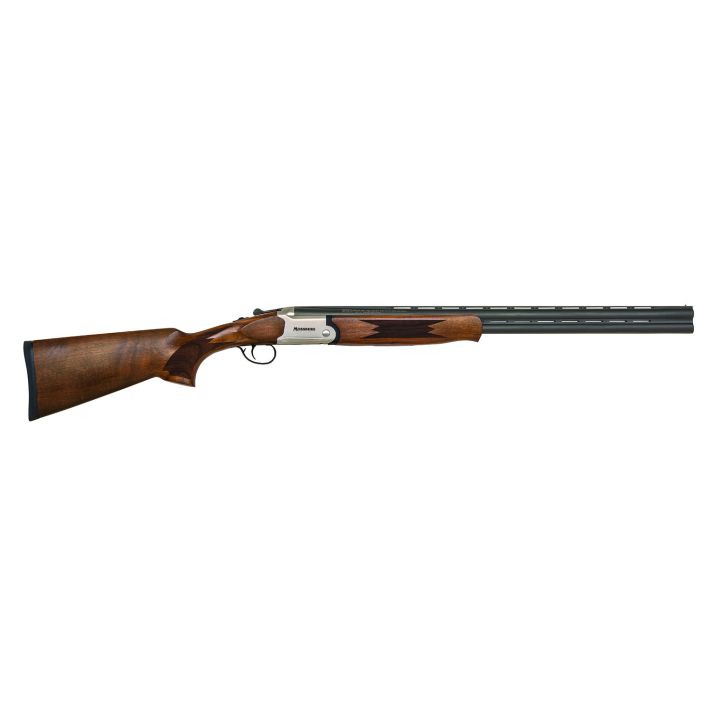 Mossberg 75475 Silver Reserve20 Gauge with 26" Matte Blued Barrel, 3" Chamber, 2rd Capacity, Satin Silver Engraved Metal Finish & Satin Black Walnut Stock Right Hand (Full Size)
