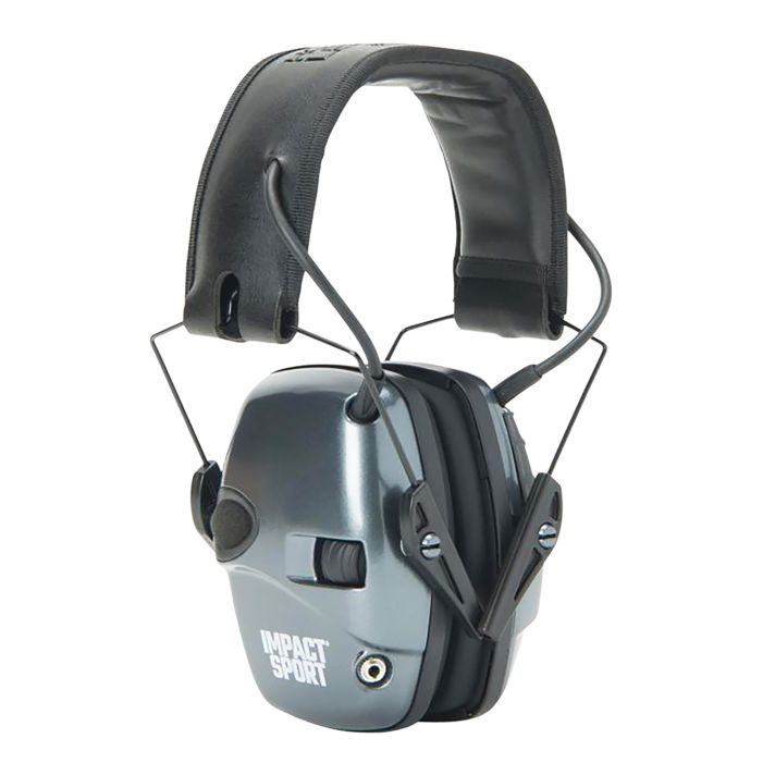 Howard Leight R02532 Impact Sport22 dB Over the Head Gray/Black Youth/Adult Small