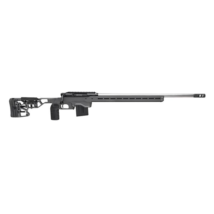 Savage Arms 57893 Impulse Elite Precision 338 Lapua Mag 5+1 30" Stainless Barrel, Matte Black Nitride Rec, Gray Cerakote Adjustable MDT ACC Aluminum Chassis Stock