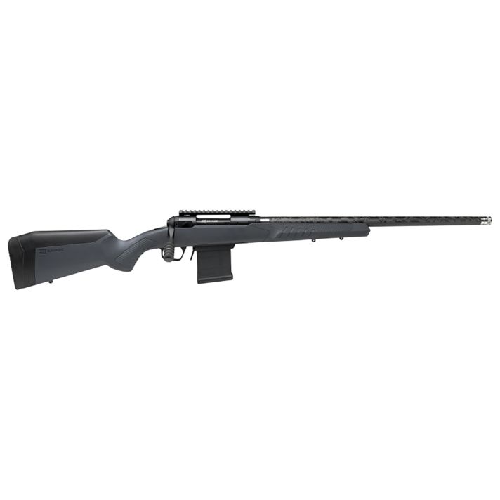 Savage Arms 57938 110 Carbon Tactical Full Size 308 Win 10+1 22" Carbon Fiber Threaded Barrel, Matte Black Picatinny Rail Carbon Steel Receiver, Adj AccuStock Gray Synthetic Stock, Right Hand
