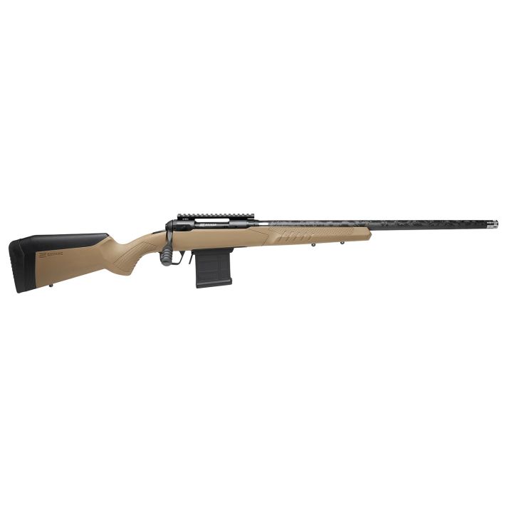 Savage Arms 57943 110 Carbon Tactical 6.5 PRC 8+1 24" Proof Research Carbon Fiber Wrapped Stainless Steel Barrel, Matte Black Carbon Steel Receiver, Synthetic Flat Dark Earth Adjustable AccuStock