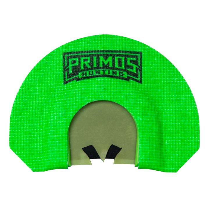 Primos PS1264 The KarenDiaphragm Call Triple Reed Turkey Hen Sounds Attracts Turkey Green Plastic