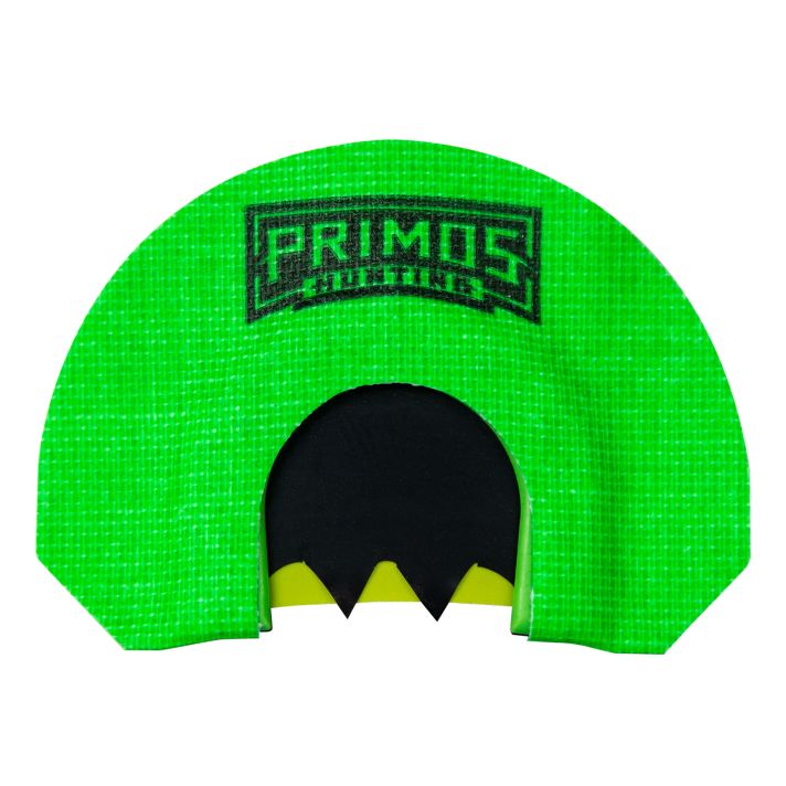 Primos PS1263 The DeborahDiaphragm Call Triple Reed Turkey Hen Sounds Green Plastic