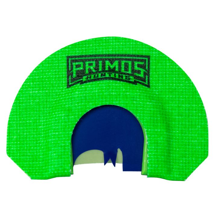 Primos PS1266 The BlairDiaphragm Call Turkey Hen Sounds Attracts Turkey Green Plastic