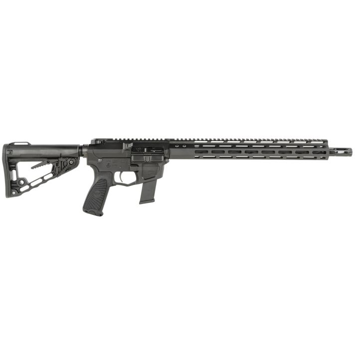 Wilson Combat TRAR9GB91610 AR9G Carbine 9mm Luger 17+1 16" Black Match Grade Threaded Barrel, Black Armor-Tuff Aluminum Receiver, M-LOK Handguard, Black Synthetic Rogers Super-Stoc w/Cam-Lock Stock