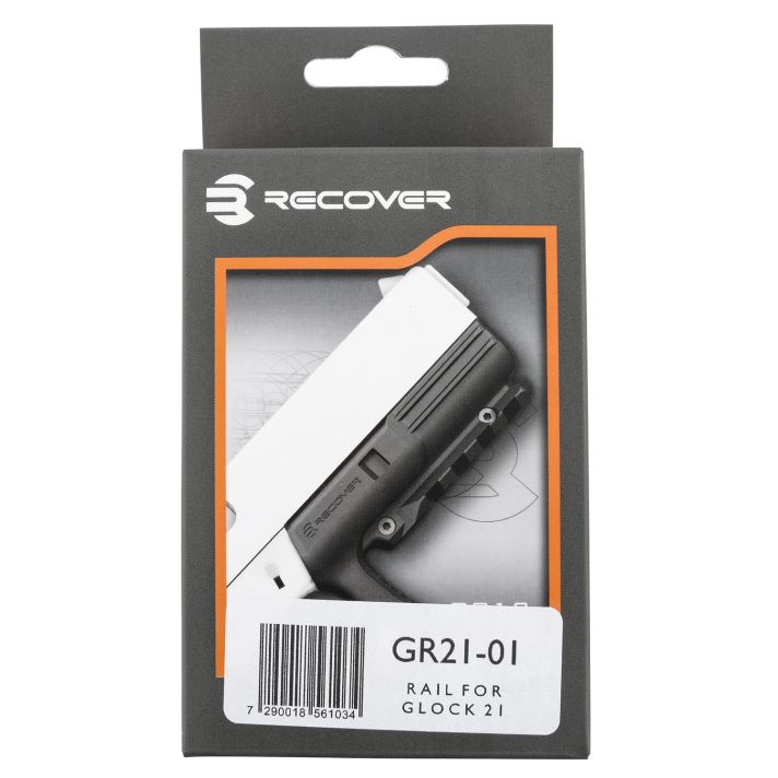 Recover Tactical GR2101 Rail Adapter for Glock 20 &21Black