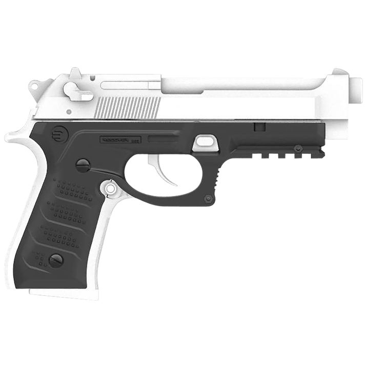Recover Tactical BC2-01 Grip & Rail SystemBlack Polymer Picatinny for Most Beretta 92 & M9 Models