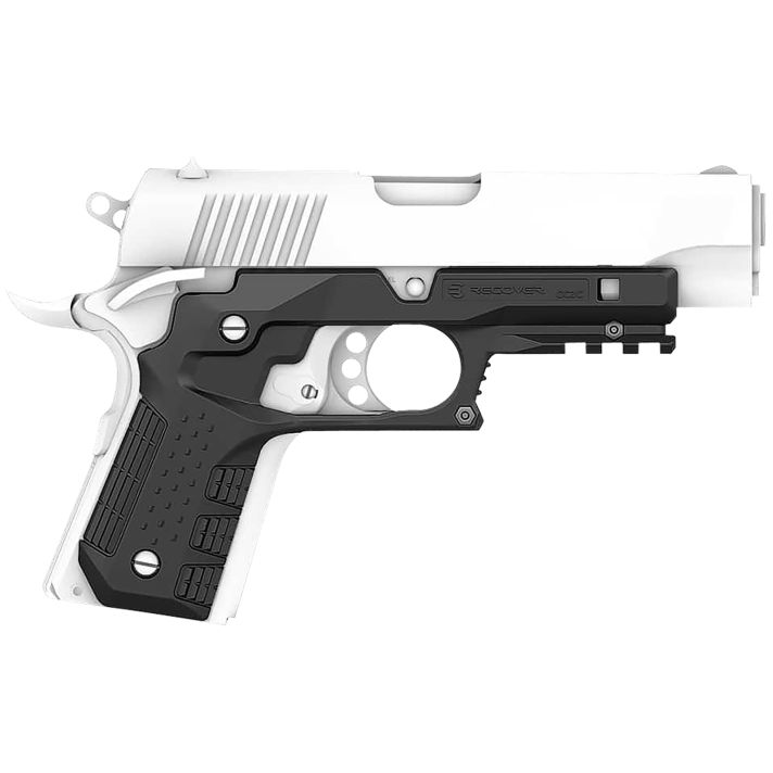 Recover Tactical CC3C-01 Grip & Rail SystemBlack Polymer Picatinny for Compact 1911