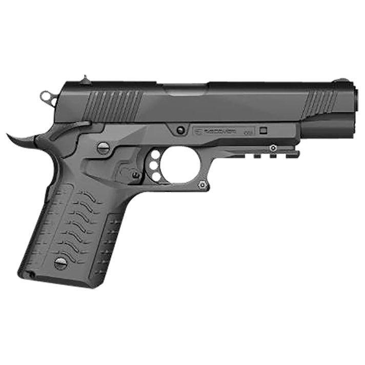 Recover Tactical CC3H04 Grip & Rail SystemGray Polymer Picatinny for Standard Frame 1911