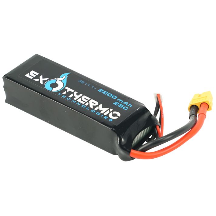 Exothermic Technologies BATTERY2200 Spare BatteryBlack 11.1 Volts Lithium Polymer 2200 mAh