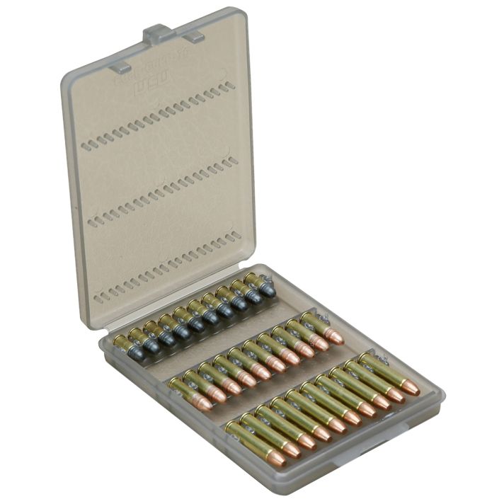 MTM Case-Gard W302241 Ammo-Wallet22 LR/17 HM2 Clear Smoke Polypropylene 30rd