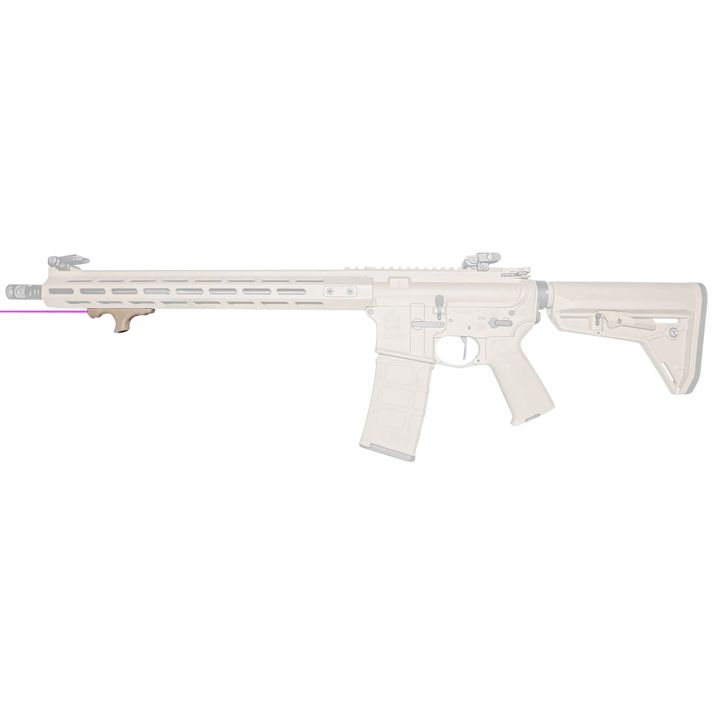 Viridian 9120041 HS1Flat Dark Earth Polymer Handstop with Infrared Laser for M-Lok